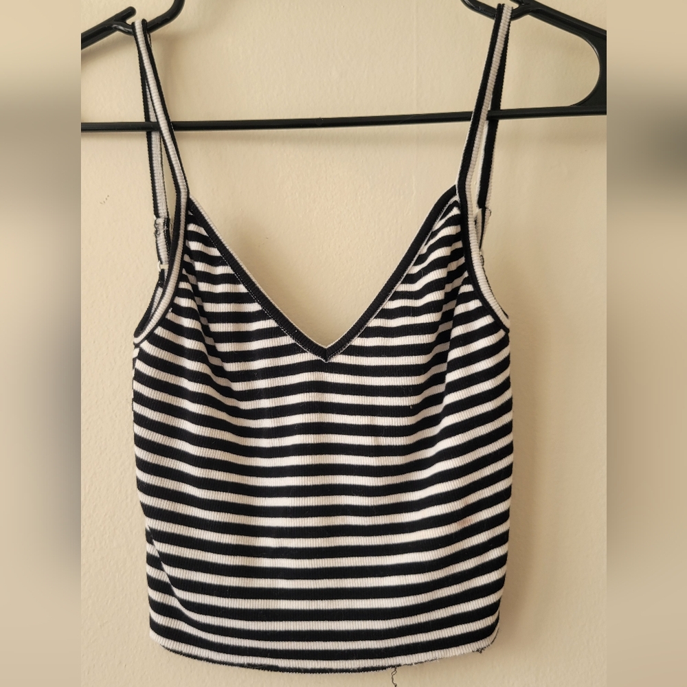 Striped Crop Top